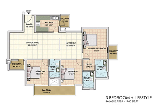 BPTP Park Generations Floor Plans