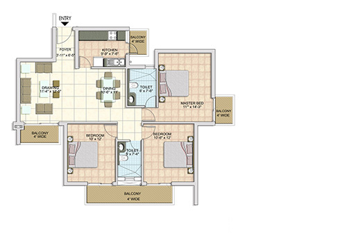 BPTP Park Generations Floor Plans