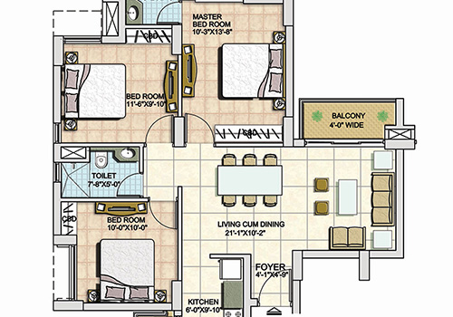 BPTP Spacio Floor Plans